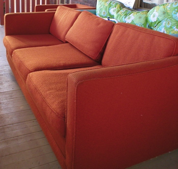 Lovely Orange Couch